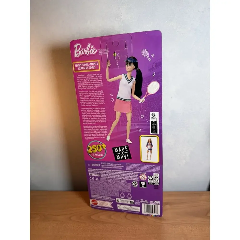 MATTEL Barbie Doll & Accessories, Career Tennis Player Doll HKT73 NRFB